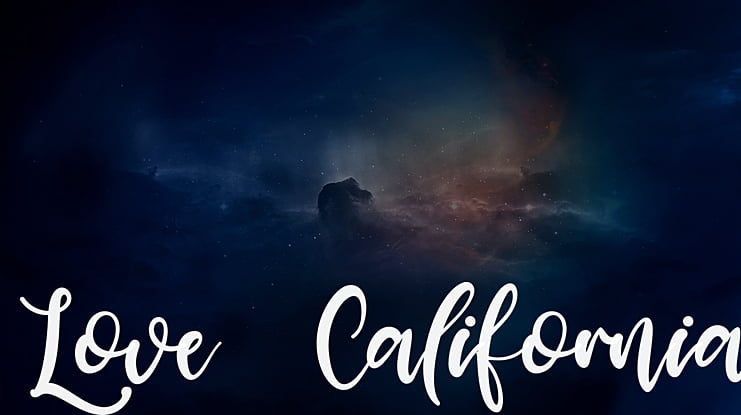 Love California Font