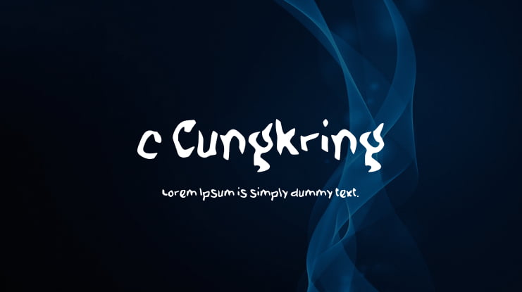c Cungkring Font