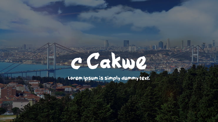 c Cakwe Font