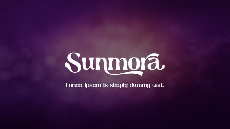 Sunmora Font