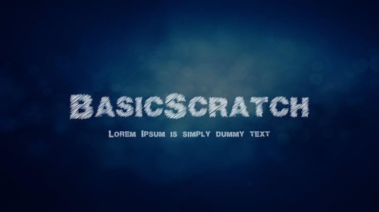BasicScratch Font