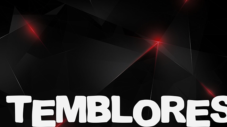 TEMBLORES Font