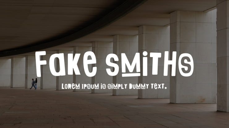 Fake Smiths Font