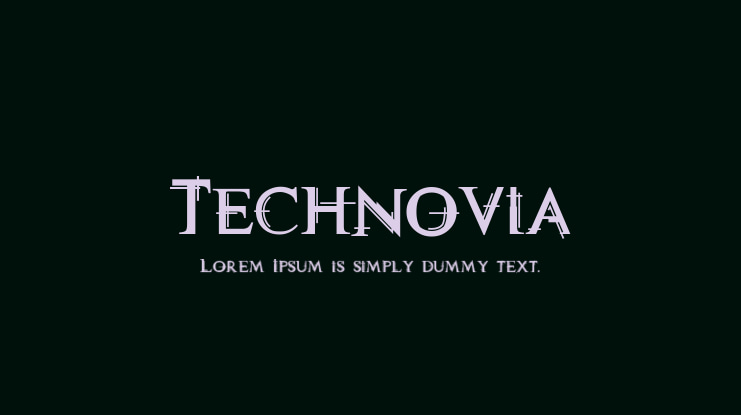 Technovia Font