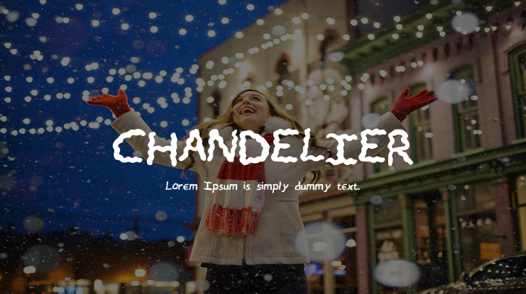 CHANDELIER Font