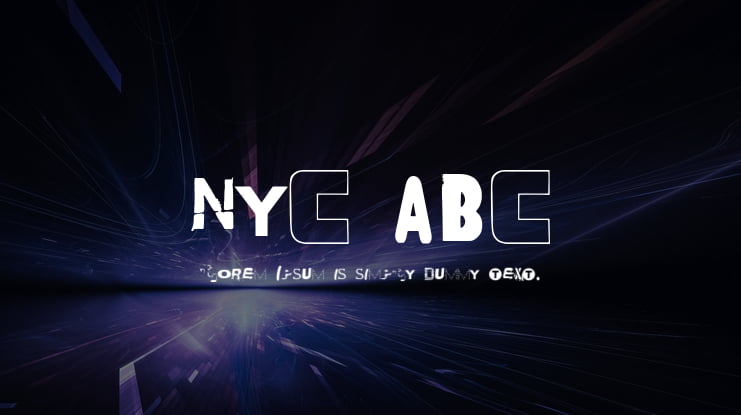 NYC ABC Font