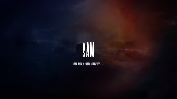 SAM Font