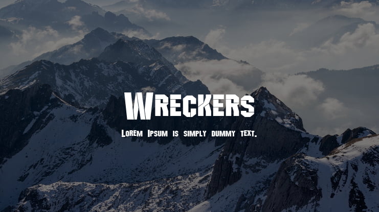 Wreckers Font Family