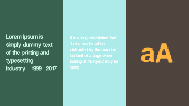 LowerResolution Font