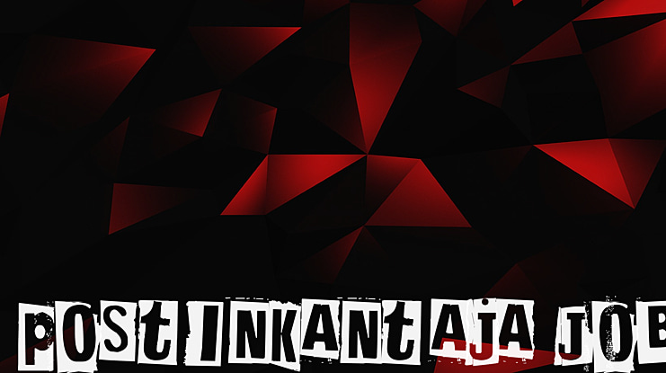 Postinkantaja Job Font