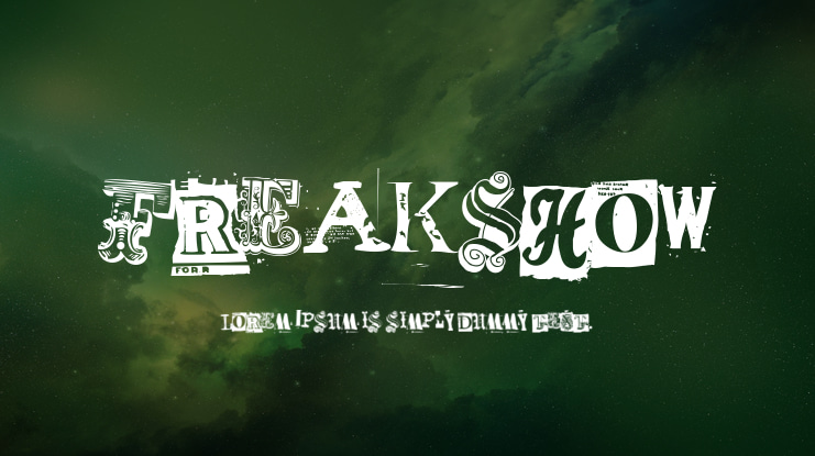 Freakshow Font