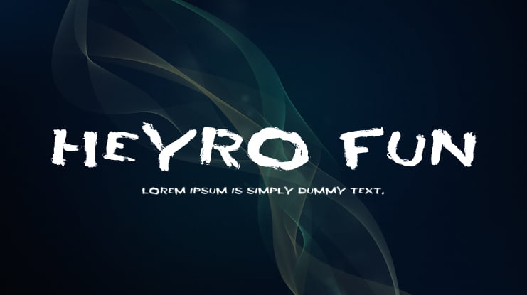 HEYRO fun Font