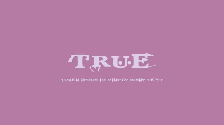 True Font
