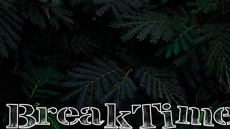 BreakTime Font
