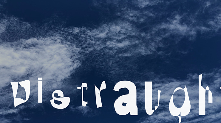 Distraught Font Family