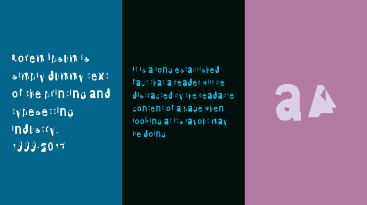 Distraught Font Family