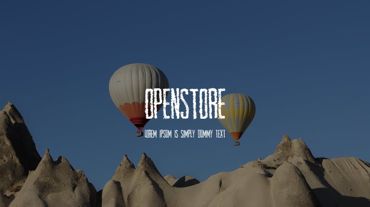 OpenStore Font