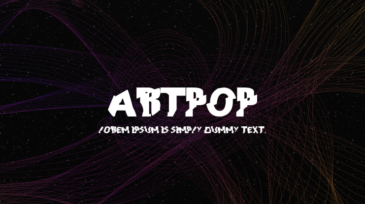 ARTPOP Font