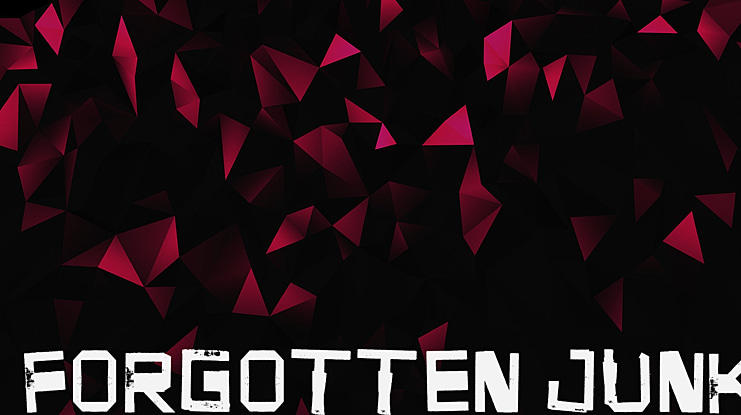 Forgotten Junk Font