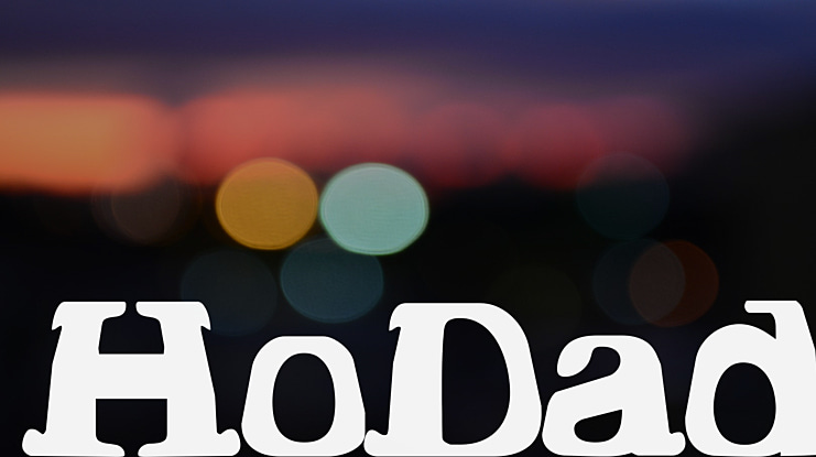 HoDad Font