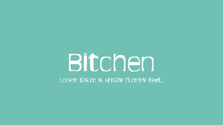 Bitchen Font Family