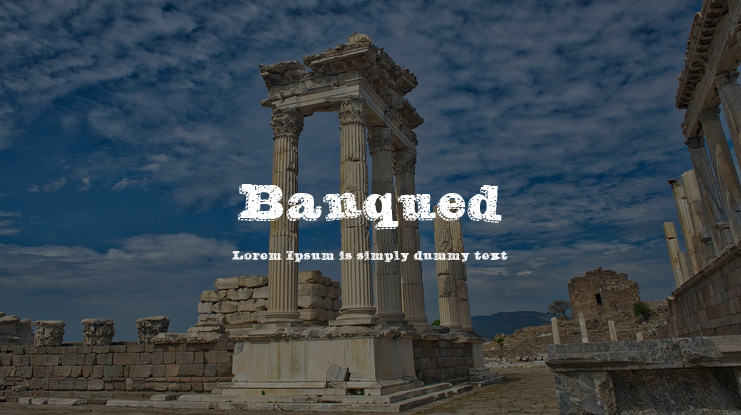 Banqued Font