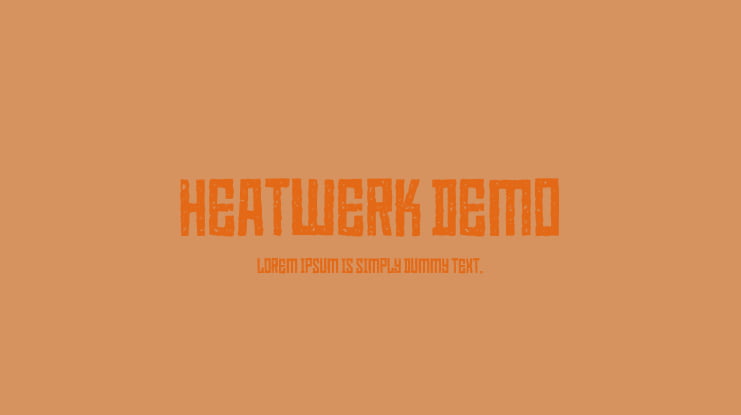 Heatwerk DEMO Font