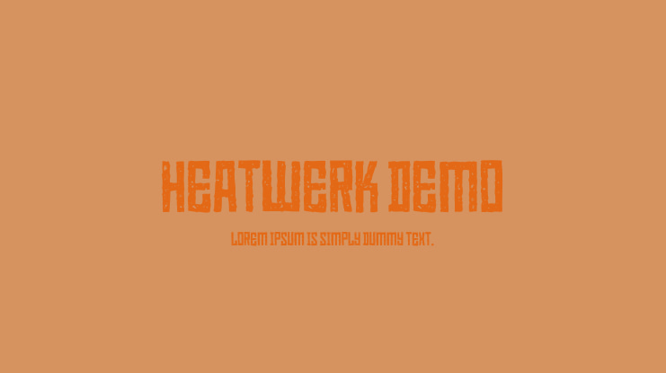 Heatwerk DEMO Font