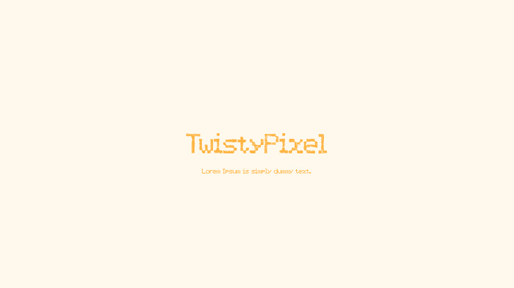 TwistyPixel Font