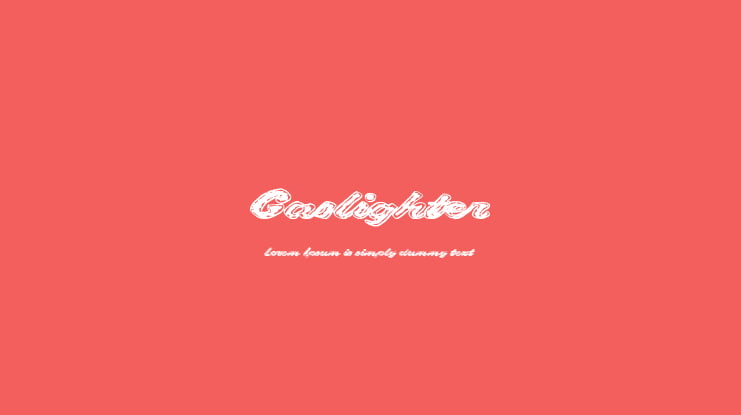 Gaslighter Font