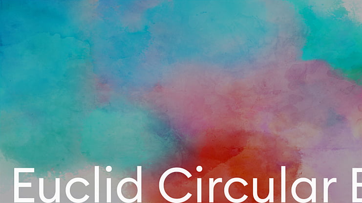 Euclid Circular B Font Family