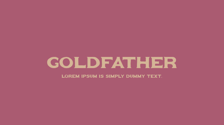 Goldfather Font