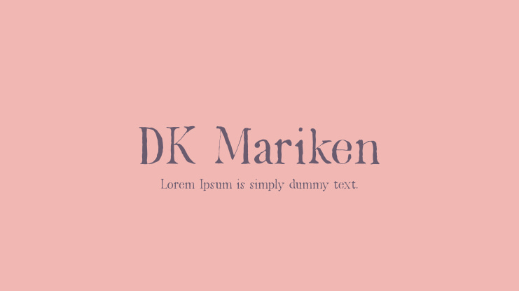 DK Mariken Font