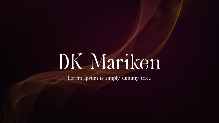 DK Mariken Font