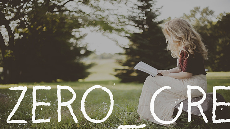 ZERO_CRE Font