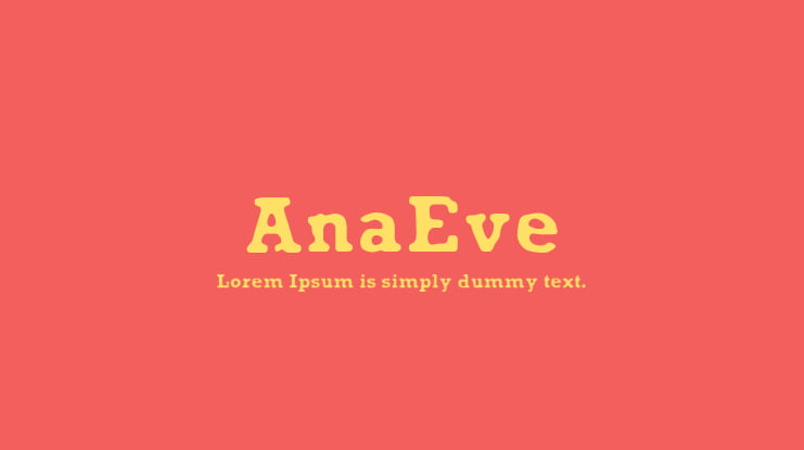 AnaEve Font