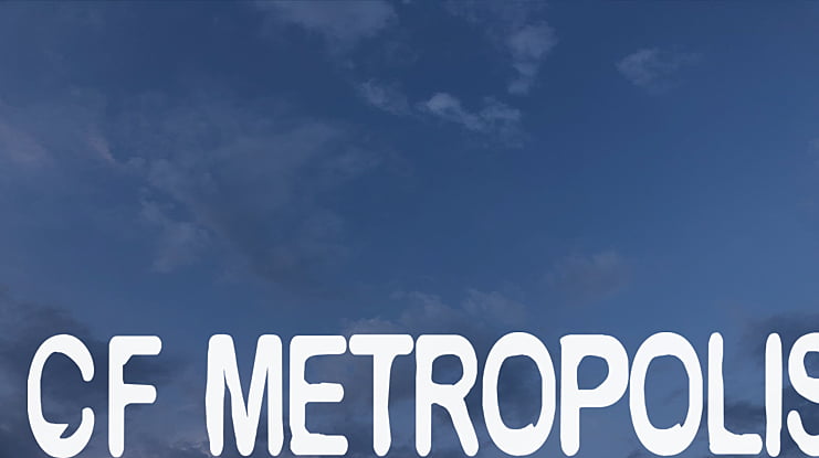 CF Metropolis Font