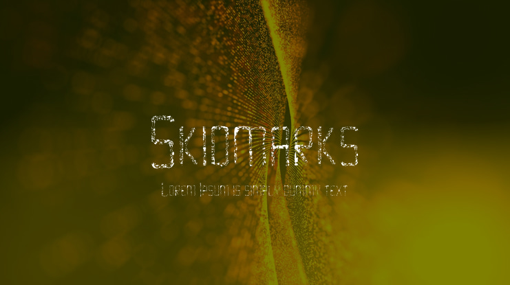 Skidmarks Font