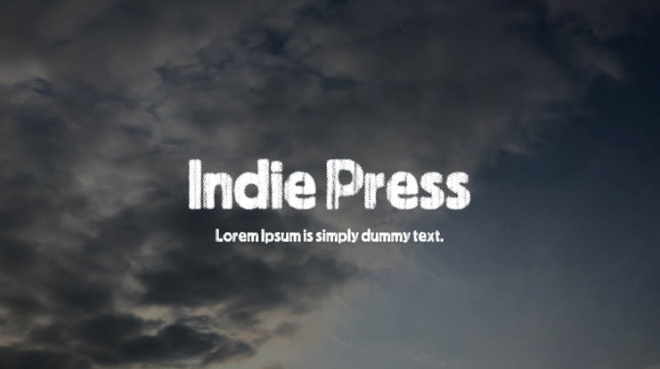 Indie Press Font