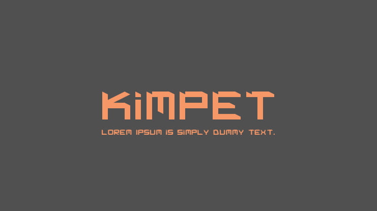 Kimpet Font