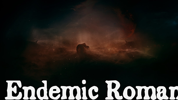 Endemic Roman Font