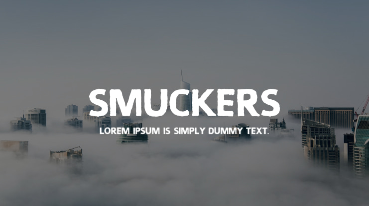 Smuckers Font