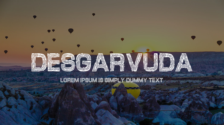 Desgarvuda Font