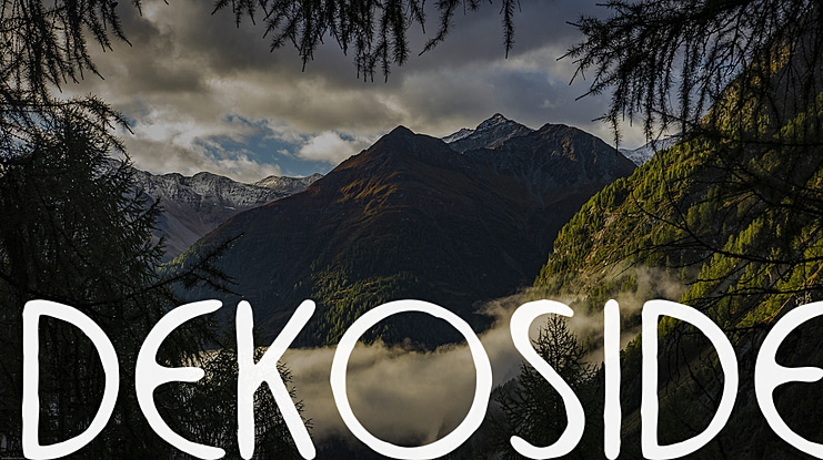 DekoSide Font