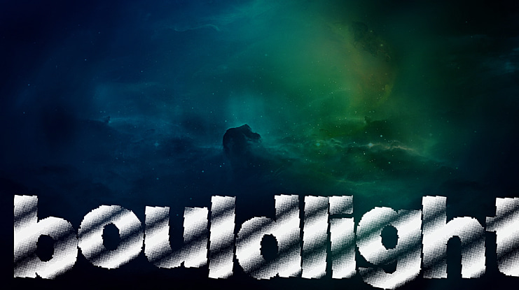 BouldLight Font