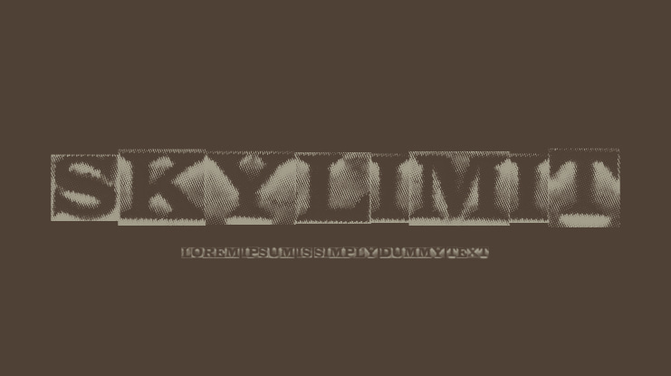 SkyLimit Font