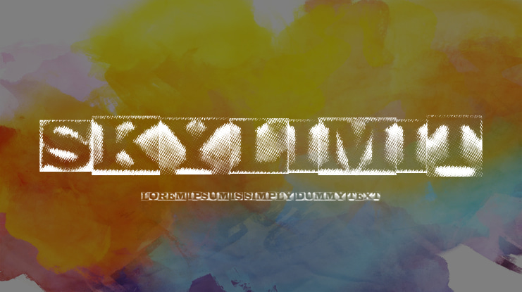 SkyLimit Font