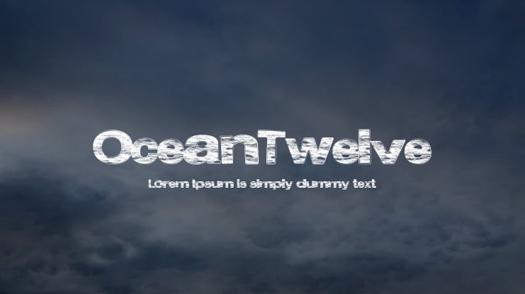 OceanTwelve Font