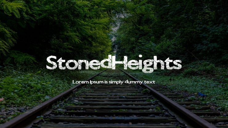StonedHeights Font