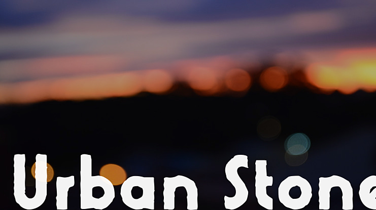 Urban Stone Font